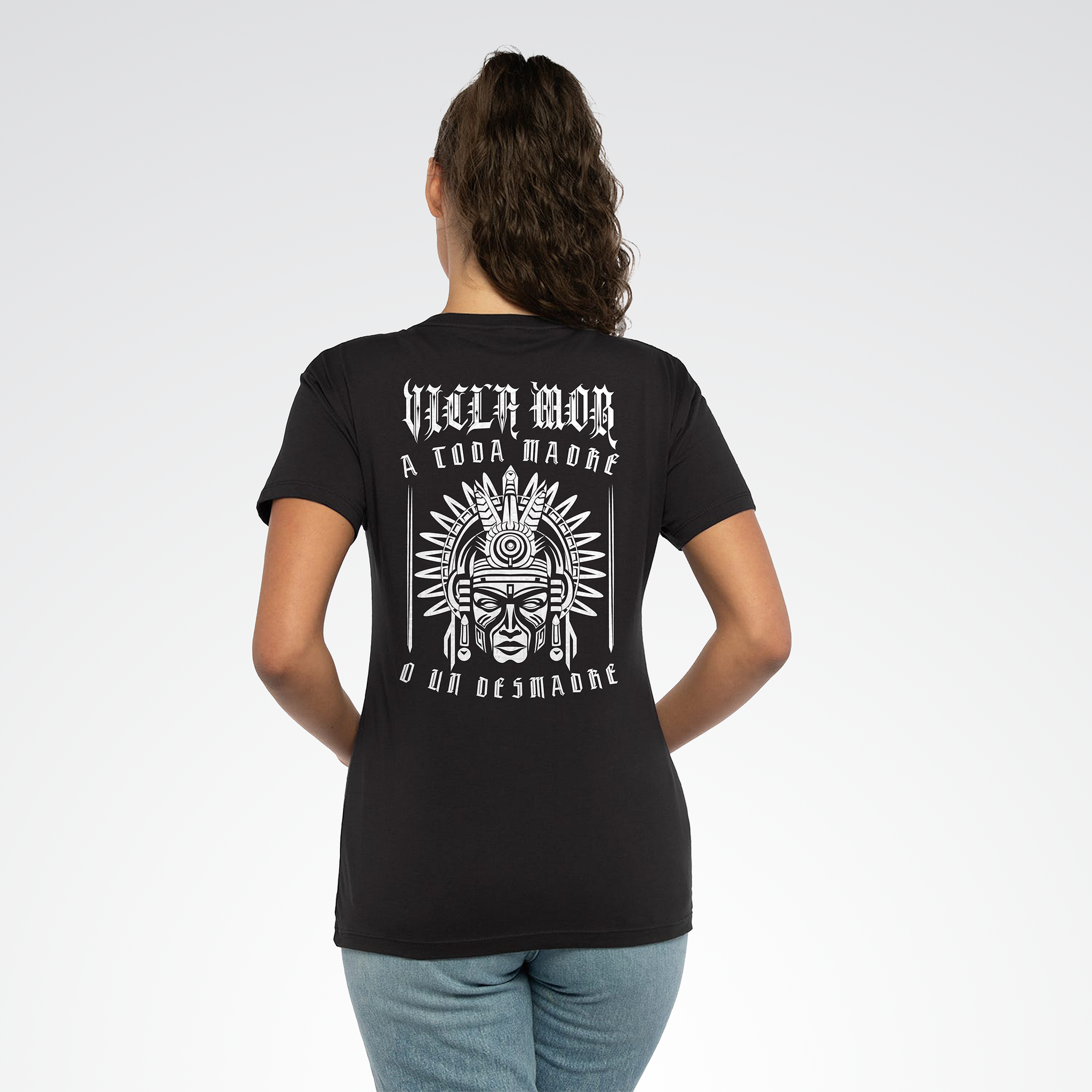 Vicla Mob - Womens Cut Logo Tee by Gnarly Garb Apparel