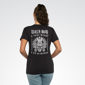 Vicla Mob - Womens Cut Logo Tee by Gnarly Garb Apparel