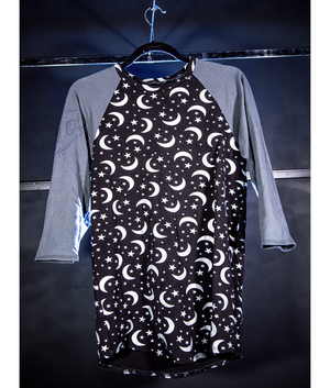Super Spaced Out Gnarly 3/4 Moon Base Sleeve -Small