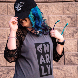 Gnarly Block-Skull Sleeve -XS