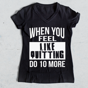 Just One More Athletics - Do 10 More - Women's Shirt
